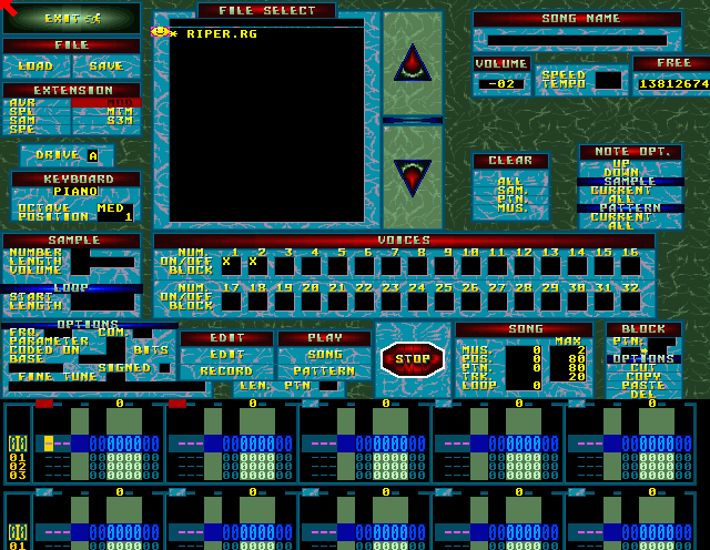 Megatracker v0.96 screenshot