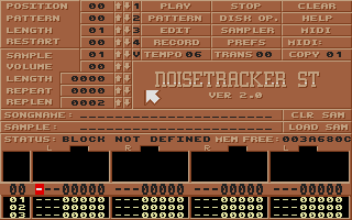 Noisetracker v2.0 screenshot