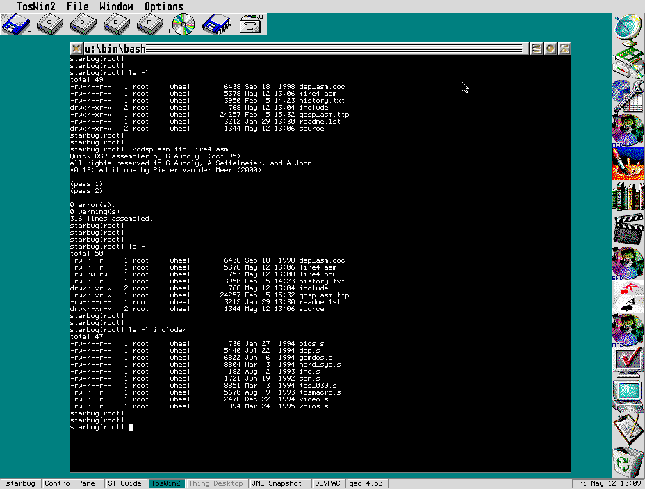 Quick DSP assembler v0.13b screenshot