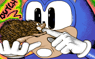 Sonic meets the hedgehog