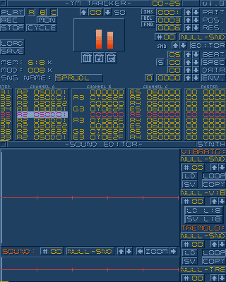 YM Tracker v1.0 screenshot