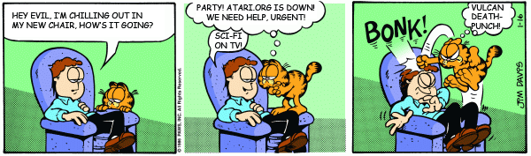 garfield09.png : Partycle always find something more important to do!
